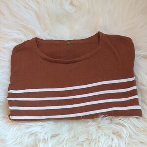 Brown Striped Sweater